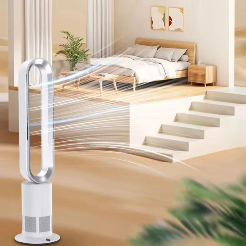 China Professional air Cooling Pedestal Fan Manufacturer Customized Smart WiFi Electric Bladeless Tower Fan with Remote Control