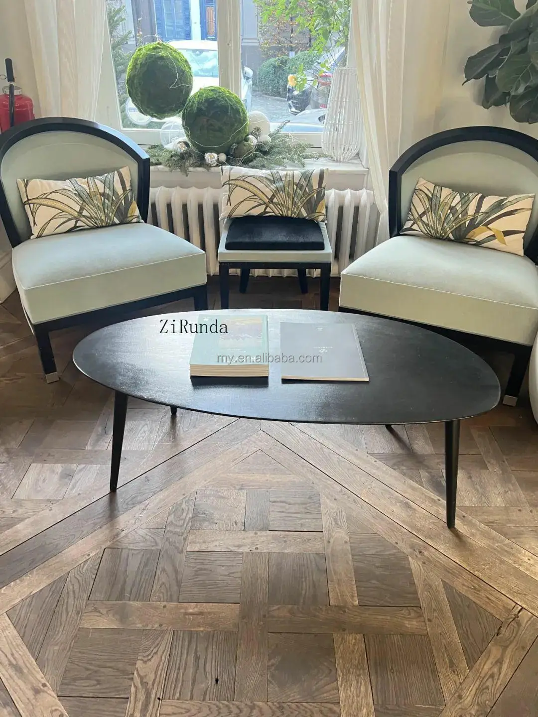 نسخة مخصصة الباركيه الأبيض البلوط الأرضيات الخشبية الصلبة الباركيه الخشبي الداخلي