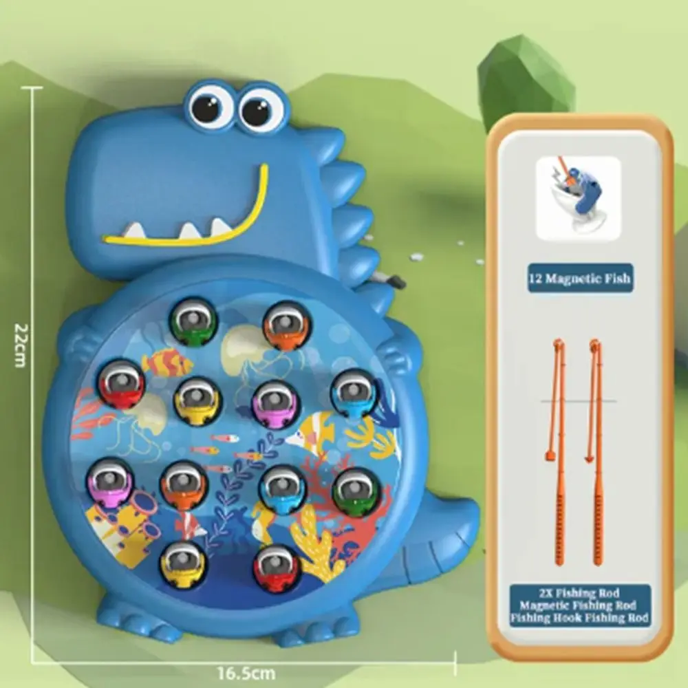 Magnetic Baby Fishing Toy Fishing Rod Fishing Dish Electric Fishing Toy Set Funny Easy Magnetic Fishing Game Toys Toddler Toys