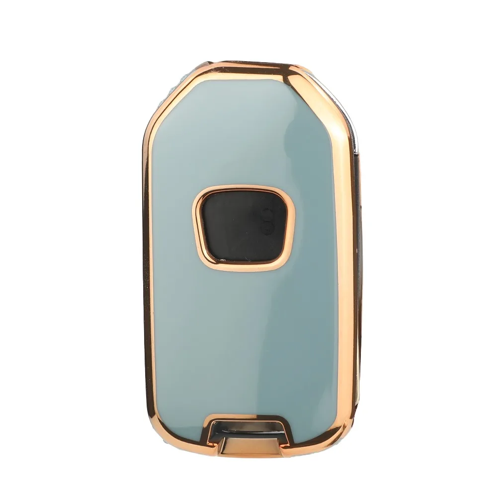 jingyuqin Remote Arrival TPU Car Key Shell Case Fob Car Key Case For Honda Civic City Fit HR-V XR-V Folding Flip