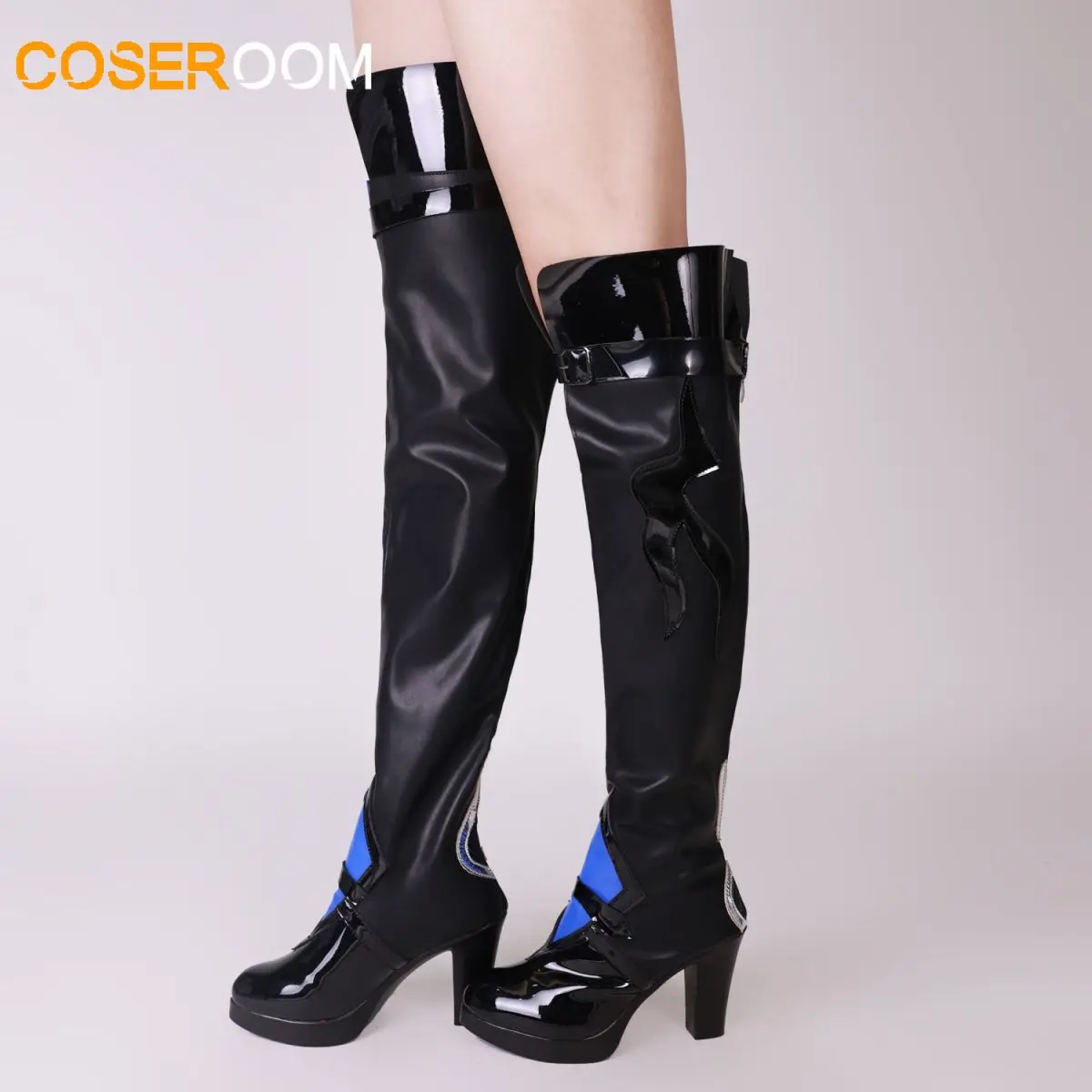 Honkai Star Rail Acheron คอสเพลย์รองเท้าการ์ตูนอะนิเมะปาร์ตี้ฮาโลวีนเกมคอสเพลย์ Prop