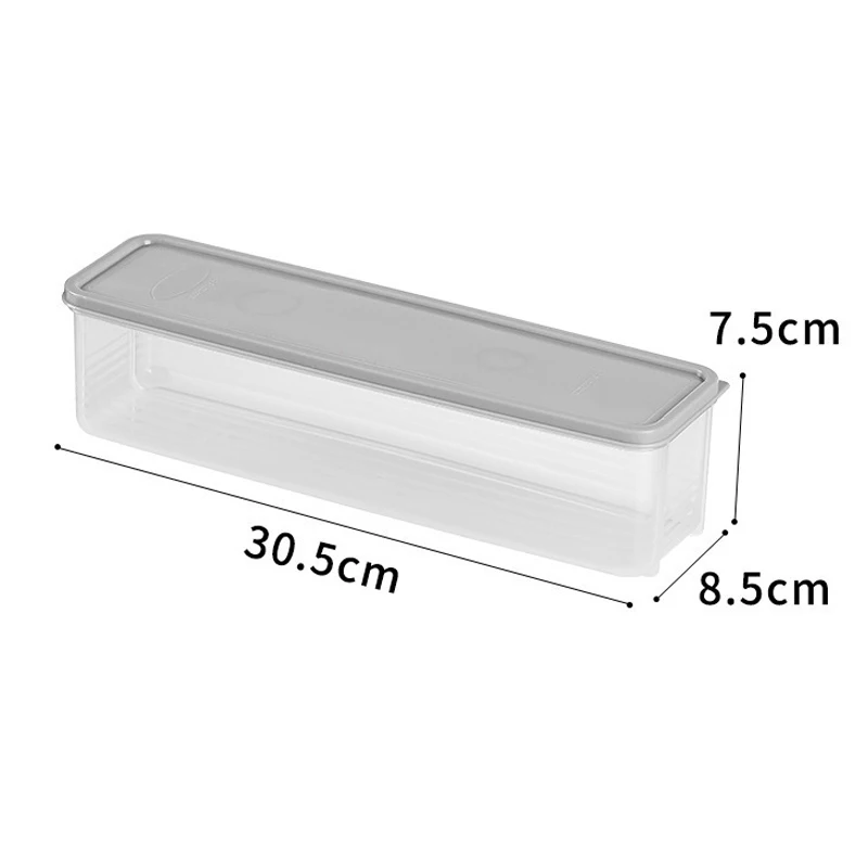 Noodle Storage Box Long Noodle Preservation Box Plastic Large Size Spaghetti Rectangle Large Capacity Food Sealed Box TMZ