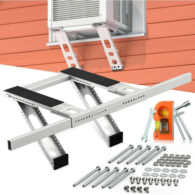 Window air conditioner bracket, air conditioner thickened folding bracket, universal hanger
