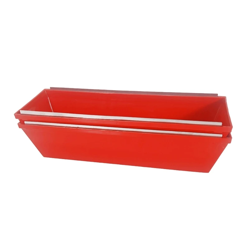 Plastic Pans with Stainless Steel Spatula Mud Pans Lightweight Mud