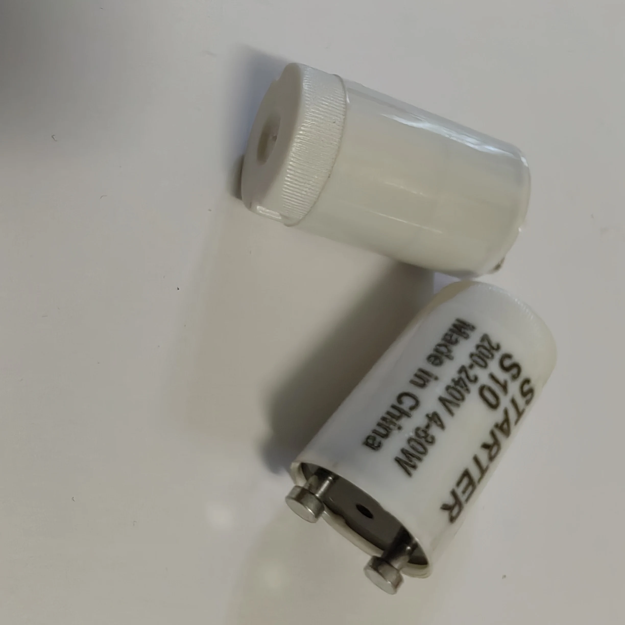 10pcs Fuse Starter S10  For 4-80W 180-250VAC Fluorescent tube Lamp Fuse Electronic Starter the Fluorescent Lamp Starters CE ROHS