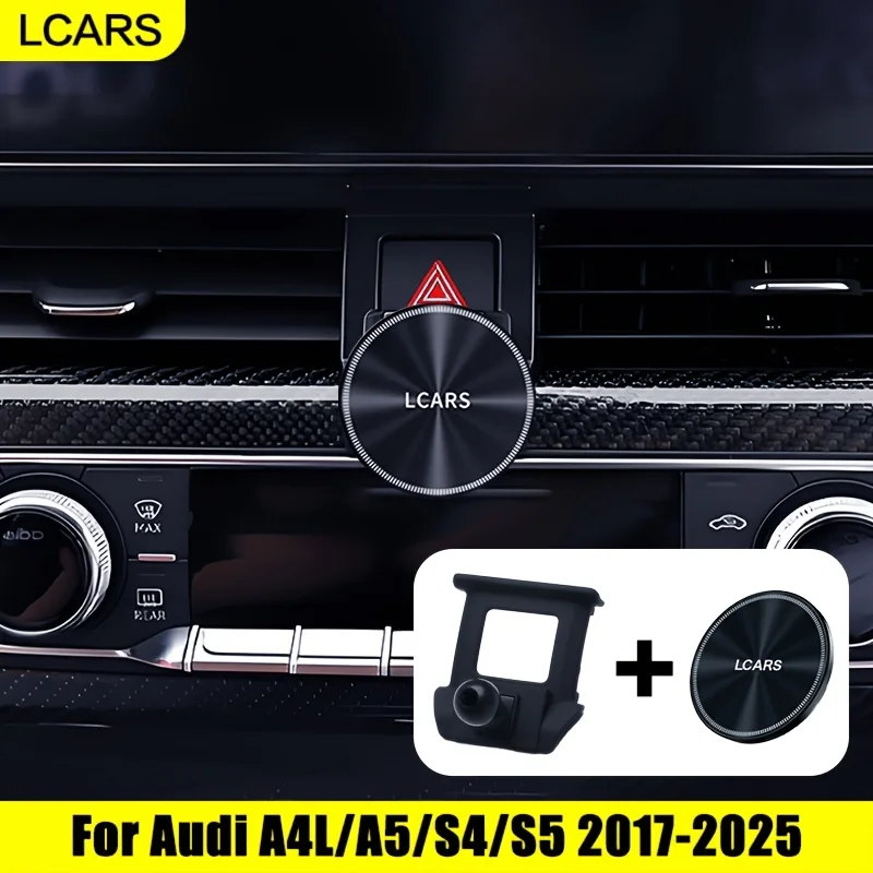 Lcars Autospezifischer Handyhalter, nur geeignet für die Installation in Audi-Fahrzeugen der Baujahre 2017-2025 A4L A5 S4 S5 (andere Modelle können nicht verwendet werden).