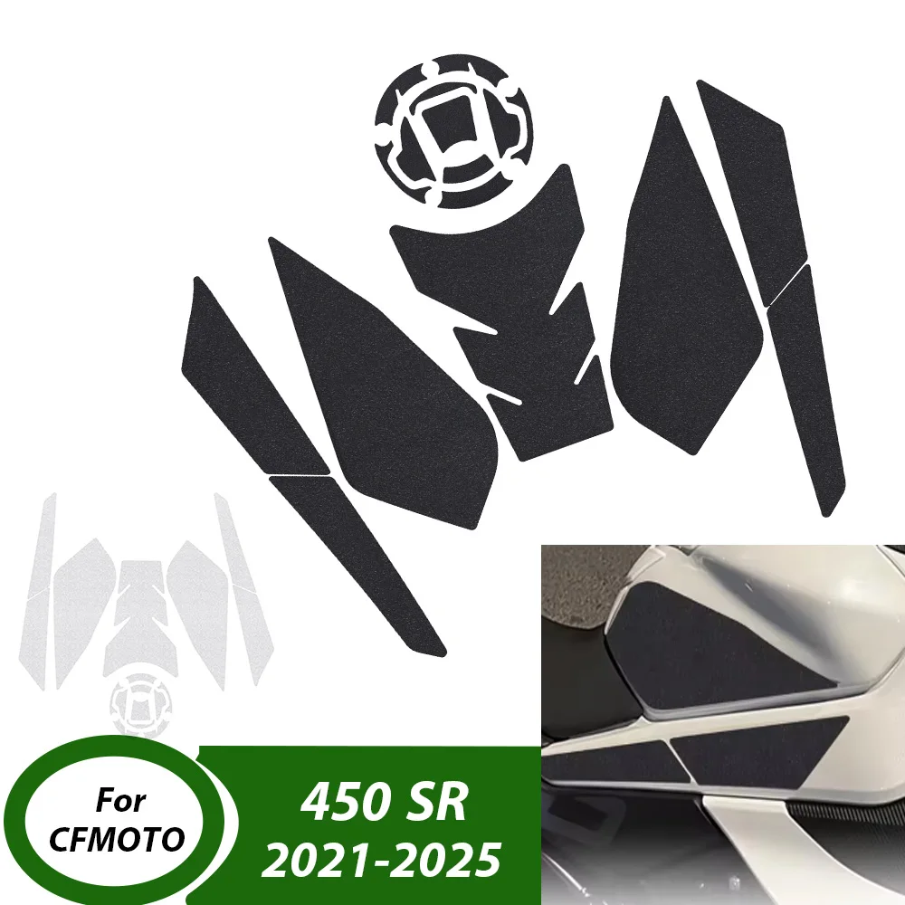 

For CFMOTO 450 SR 2021-2025 2023 450SR Motorcycle Fuel Tank Pad Sticker Frosted Protector Decal Motor Accessories