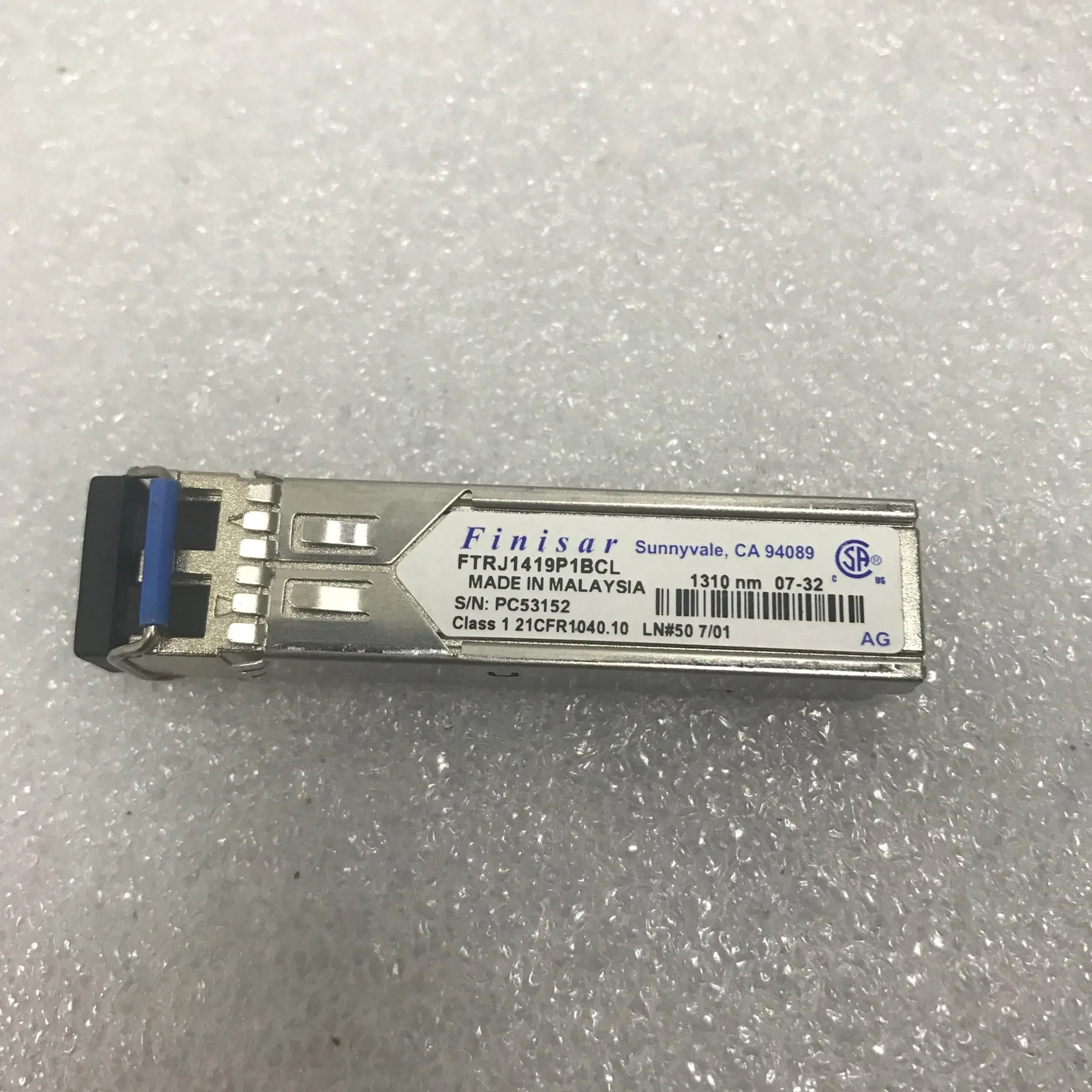 Finisar SFP 2G 55KM Fiber Transceiver/FTRJ1419P1BCL 1310NM 2G 55KM General Purpose Fiber SFP