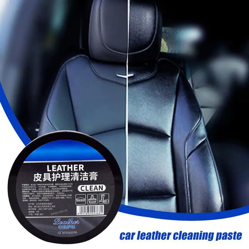 Leather Cleaner Conditioner Automobile Leather Cleaning Balm Multifunctional Leather Maintenance Cream Automotive Interior