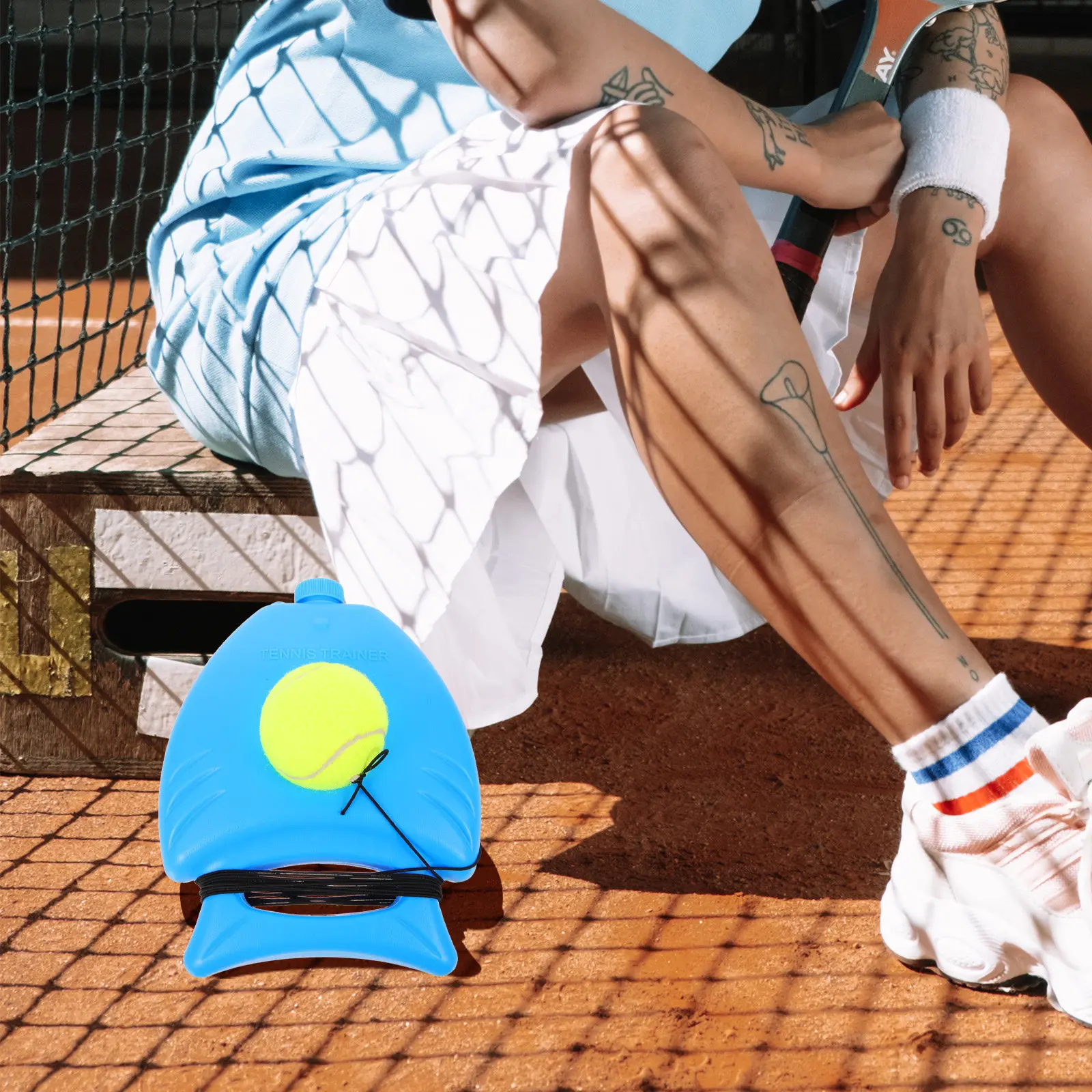 

1Set Tennis Training Equipment Design Safe Eye Hand Coordination Device for Parents Interactive Sports Training