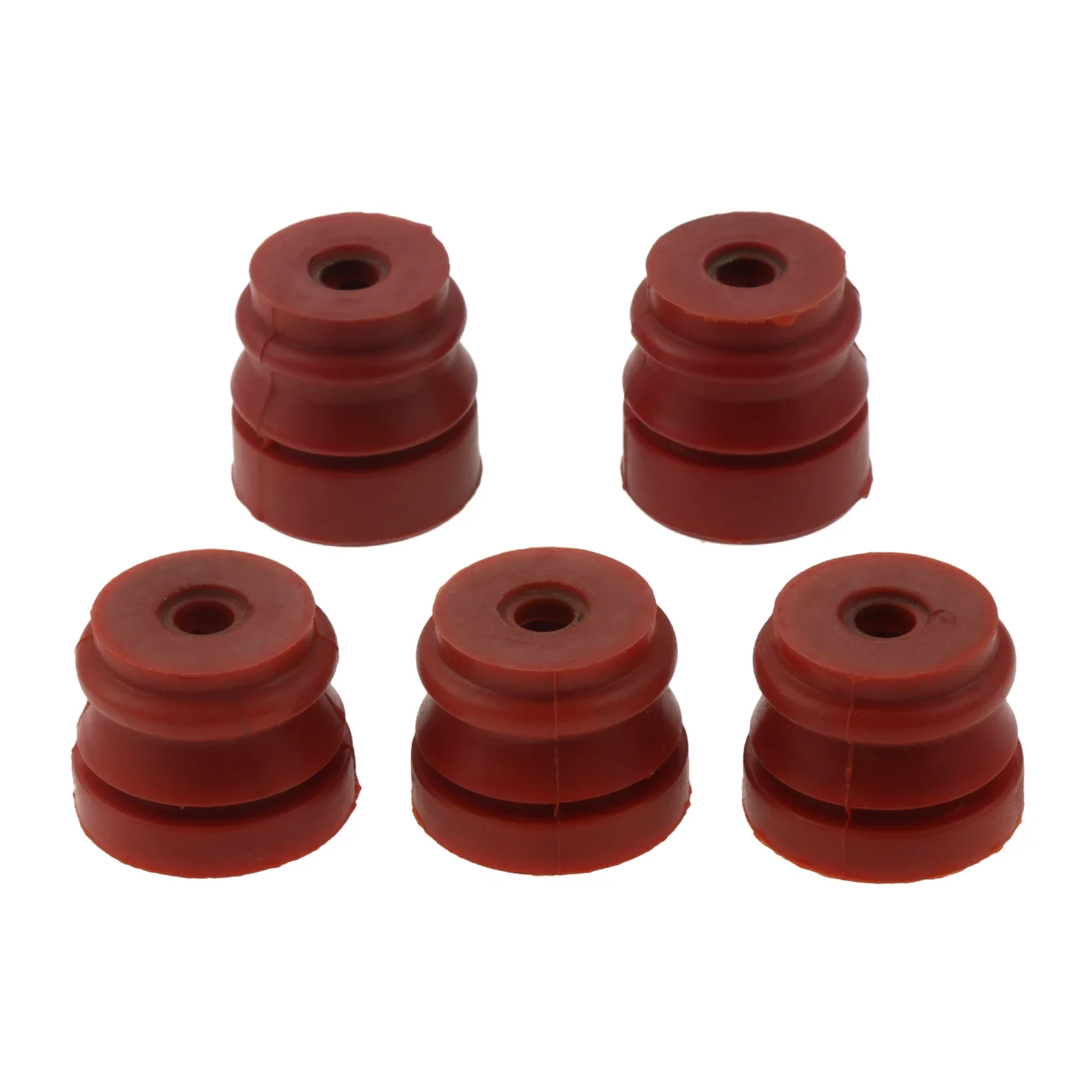 5pcs/set Rubber 45cc 52cc 58cc Chainsaw Damper 4500 5200 5800 Chainsaw Damper Spring Shock Buffer Red Replacement Repair Part