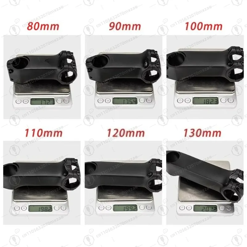 متوافق مع أنواع الإطارات المتعددة: أنبوب مستقيم لتوجيه كابل 7 درجات للدراجات (ألومنيوم، 31.8 مم، 80-130 مم)