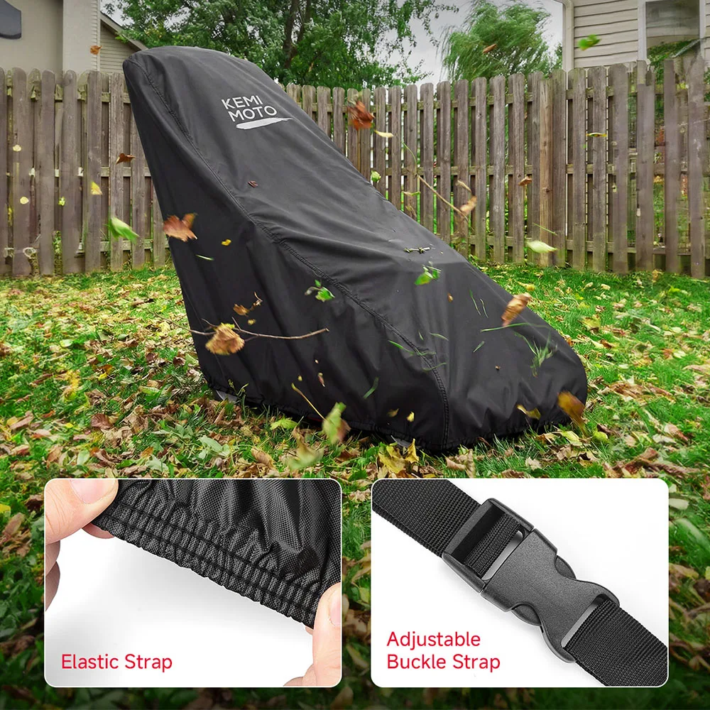 Walk Behind Lawn Mower Cover with Windproof Buckle 210D Push Mower Cover for Most Push Lawnmowers for Craftsman Husqvarna  EGO