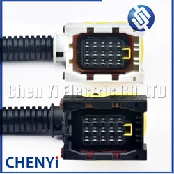 15 Pin Automotive waterproof connector ECU computer board 20cm Wire harness plug 1-1534126-1 2-1534126-1
