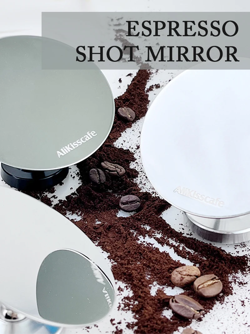 Espresso Shot Spiegel Extraktion Magnetische Einstellbare Boden Siebträger Edelstahl Kaffeemaschine Zubehör Barista Werkzeug – Detail 4