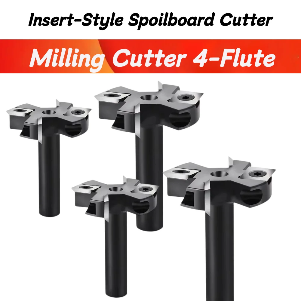 

Фреза для обработки древесины с 4 зубьями, 8-12 мм хвостовик, твердосплавная, для выравнивания плит и поверхностей