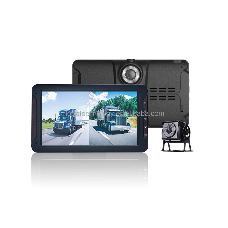 

HOPE Dual Lens 7 Inch Touch Screen Full HD 2K Night Vision Car Truck Monitor DVR