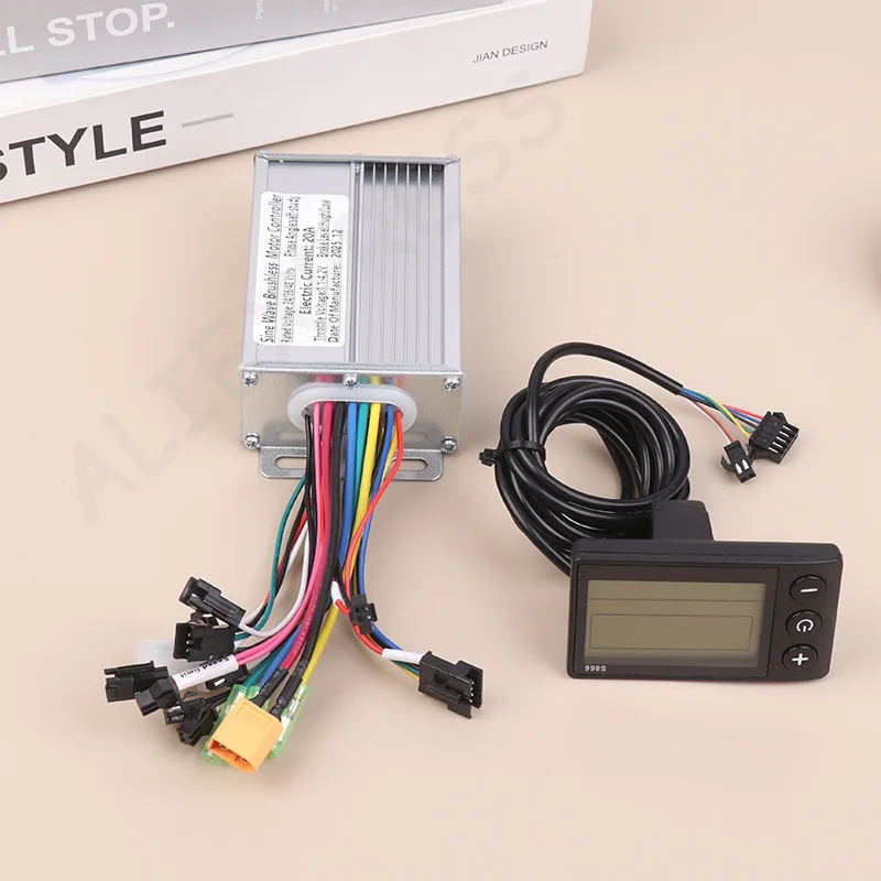 モーターコントローラー-lcdモーターコントローラー-48v-tf100-防水lcdディスプレイパネル-電動スクーター-ブラシレスコントローラーキット
