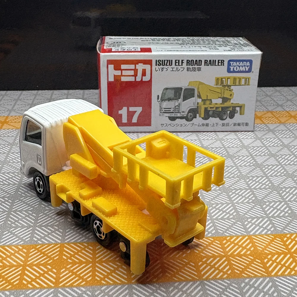 Takara Tomy Tomica No.17 Isuzu Elf Track Auto Casting Lega Statica Auto Veicolo Pressofuso Modalità Metallo Collezione Display Ragazzo Giocattolo Regalo