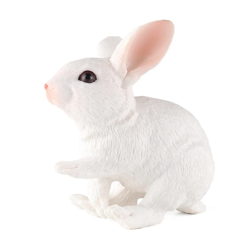 

Farm Animal Miniature Rabbit Figurine Toy Student Classroom Learning Props