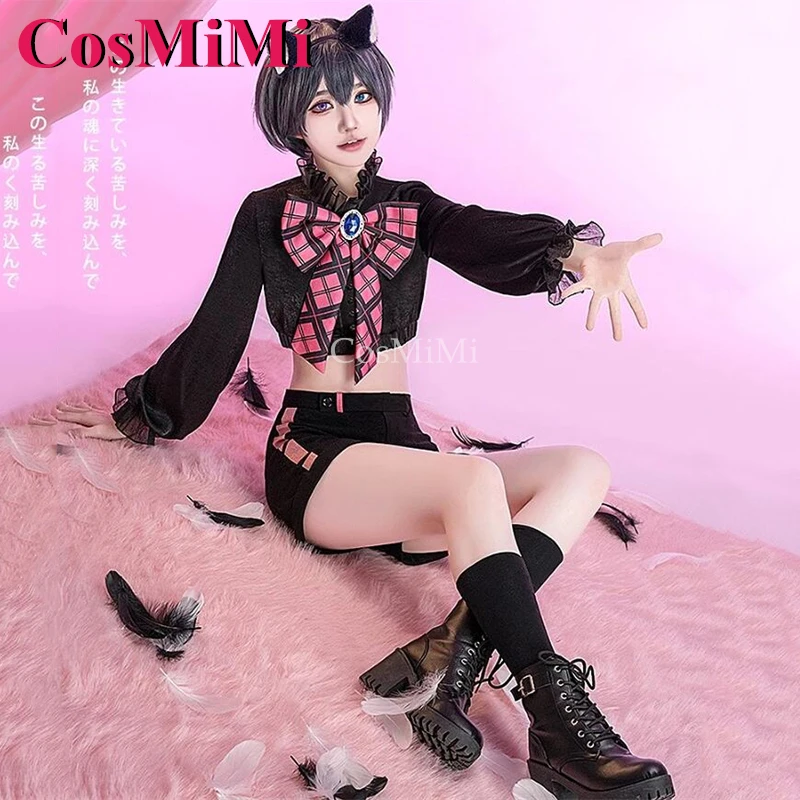 CosMiMi Ciel Phantomhive Cosplay Anime Black Butler Costume Sweetheart Seduction Lovely Outfit Carnival Party Role Play Clothing