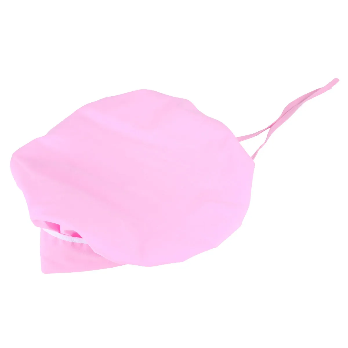 

1Pcs Lace-Up Chef Hat Adjustable Food Baking Cooking Cap Lightweight Breathable Catering Working Cap for Men Women Pink