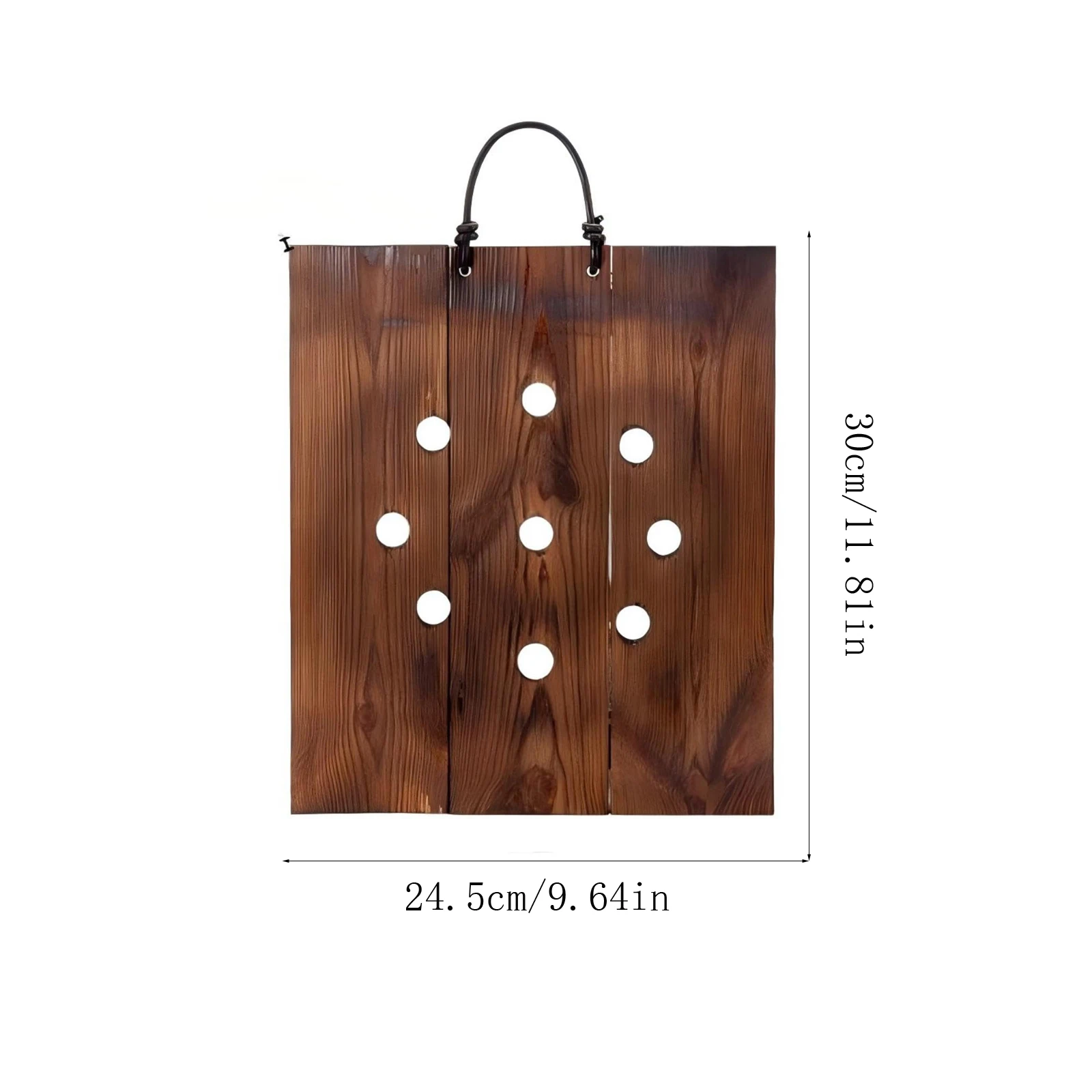 Wooden Staghorn Fern Installation Kit Solid Wood Staghorn Fern Rack Orchid Wall-Mounted Planter Home Decoration