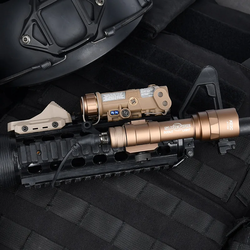 WADSN Tacti NGAL Красный Зеленый Синий Индикатор Surefire M300A M600U Охотничий Скаутский фонарь с двойным переключателем управления AXON Подходит для рейки 20 мм