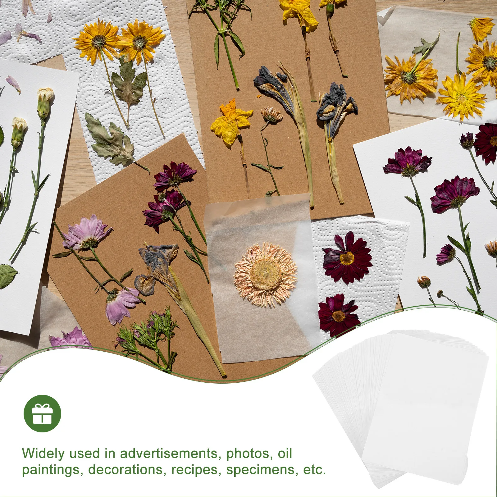100Sheets Clear Self Adhesive Laminating Film PVC Photo Protective Film for Printing Photos Laminating Sheets for Scrapbooking