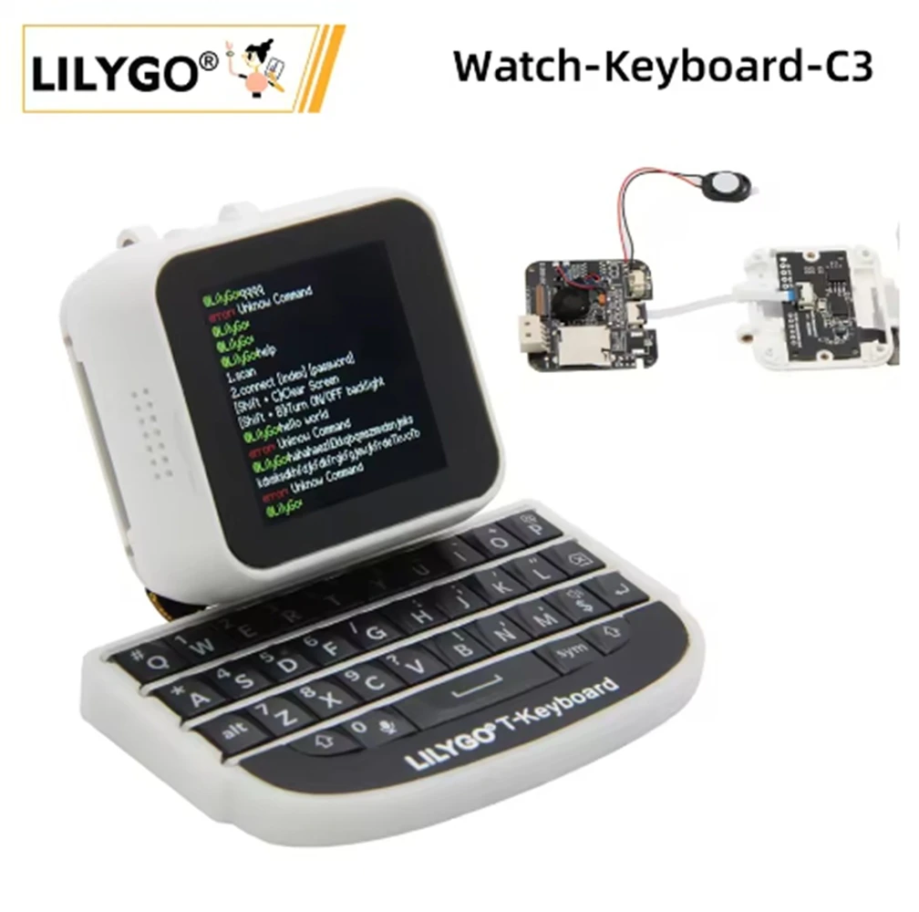 LILYGO ® Watch-Keyboard-C3 V1.0 ESP32-C3 Модуль расширения T-Watch QWERTY Bluetooth Беспроводная мини-маленькая плата для разработки клавиатуры LILYGO ® Watch-Keyboard-C3 V1.0 ESP32-C3 Модуль расширения T-Watch QWERTY Bluetooth Беспроводная мини-маленькая плата для разработки клавиатуры