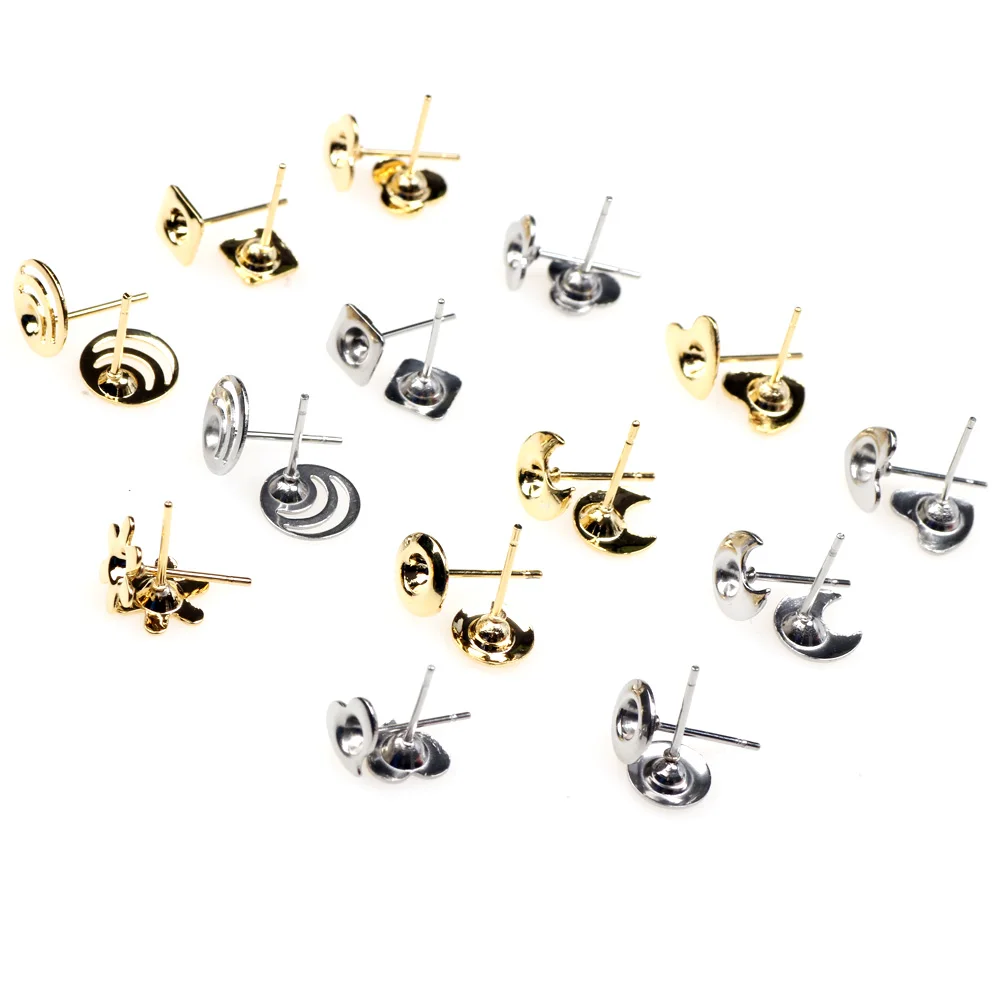 

4 шт./лот, основа для сережек из нержавеющей стали, 3/4 мм, подходит для хрустальной шпильки, аксессуары для самостоятельного изготовления ювелирных изделий, фурнитура для ушных штифтов