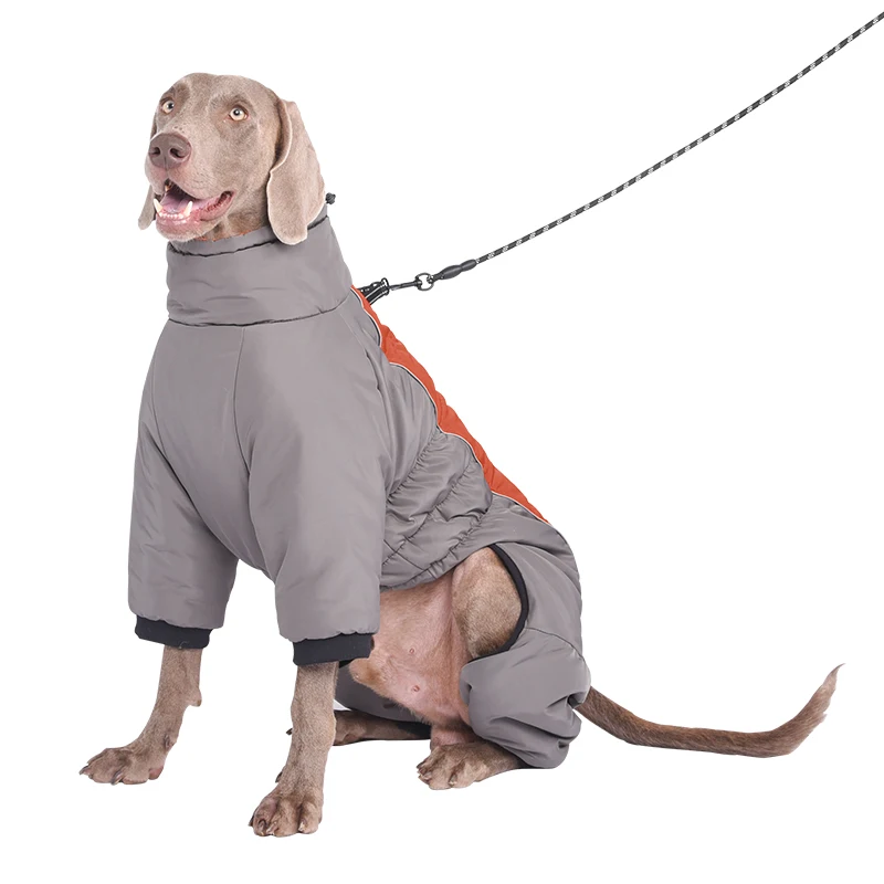 Warm Dog Down Jacket Winter Pet Clothes Jumpsuits for Small Medium Large Dogs Weimaraner Golden Retriever Waterproof Pets Coats