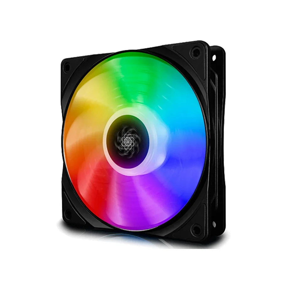 3 em 1 120mm Caixa do computador fãs endereçáveis RGB CPU ventilador silencioso com controlador