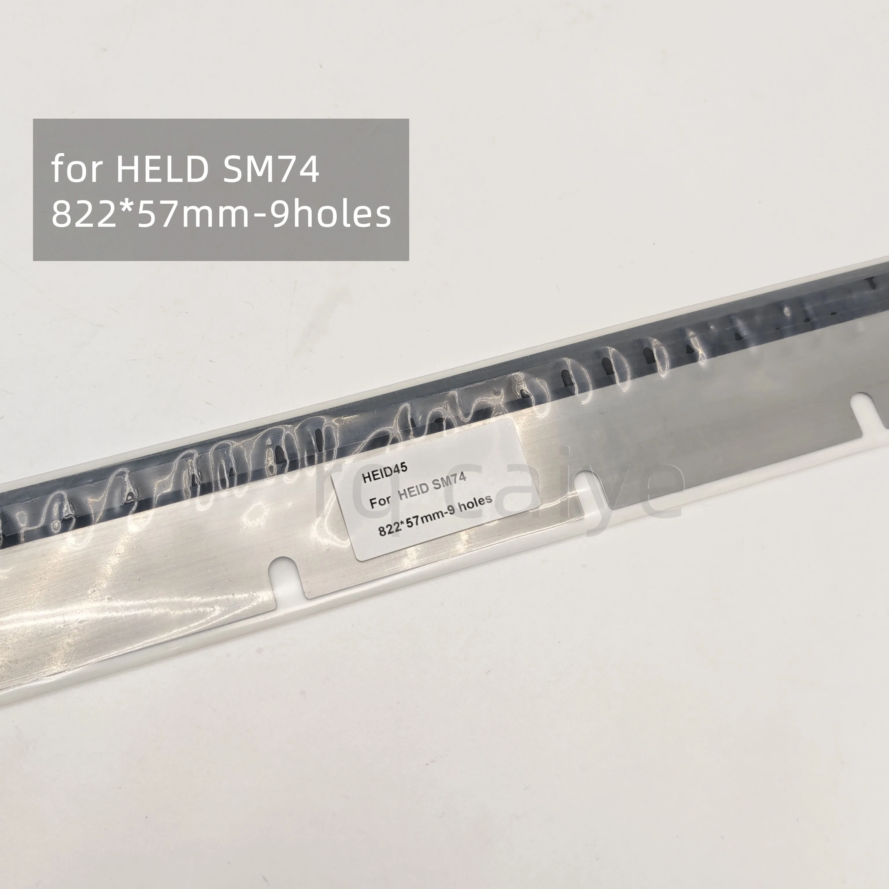 

5pcs SM74 822X57mm Wash Up Blade Offset Printing Machine Spare Parts 9 Holes