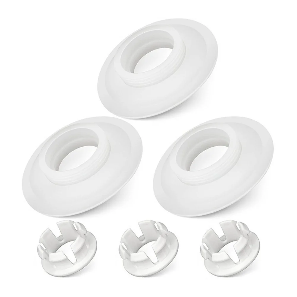 Set of Three Silicone Seal Rings for Toilet Drain Valve Replacement Compatible with For Ideal Standard SV01967 Leak Resistant