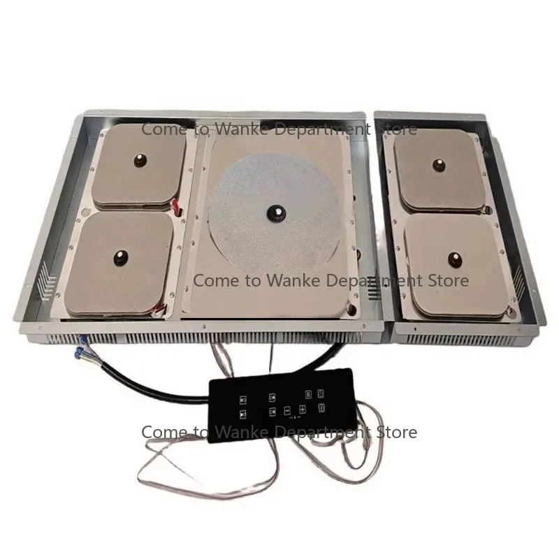 New Hidden Invisible 5 Burners Built-in Induction Cooktop Under Granite Countertop Invisible Embedded Induction Cooker