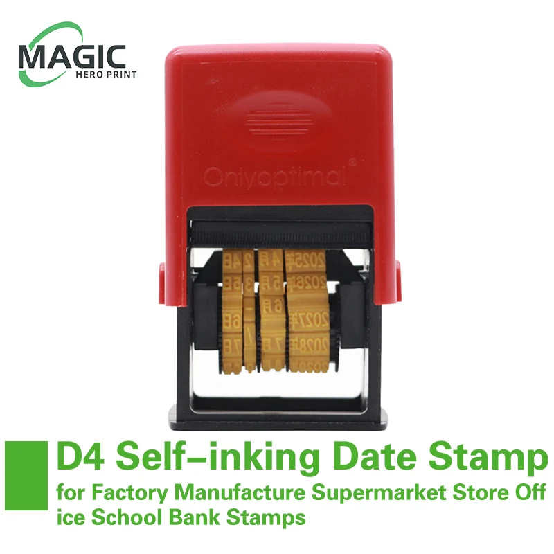 Self-inking Date Stamp MFG/EXP Date Stamp for Factory Manufacture Supermarket Store Office School Bank Stamps