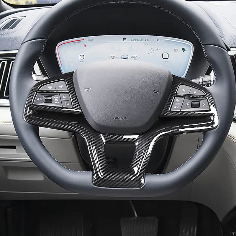 

Стайлинг, кнопки на руль, декоративная рамка, накладка для BYD Song PLUS Pro 2023, цветные аксессуары для интерьера из углеродного волокна