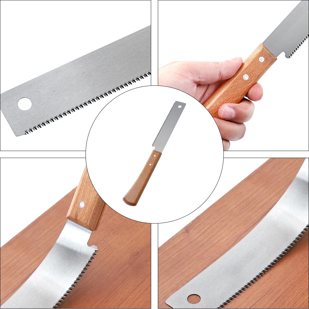 

12 Inch Fine Tooth Fine Tooth Woodworking H Small H Saw SK5 Steel Beech Ergonomic Cutting DIY Tool