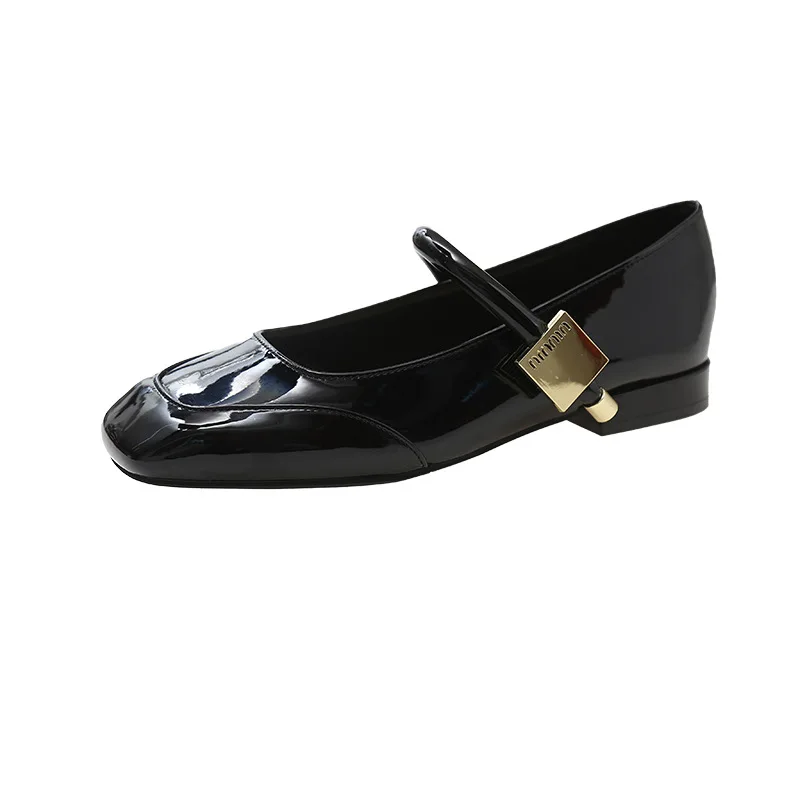 

Женские туфли Мэри Джейн винно-красного цвета Zapatos De Mujer, удобные свадебные и офисные туфли на низком каблуке с квадратным носком во французском стиле ретро