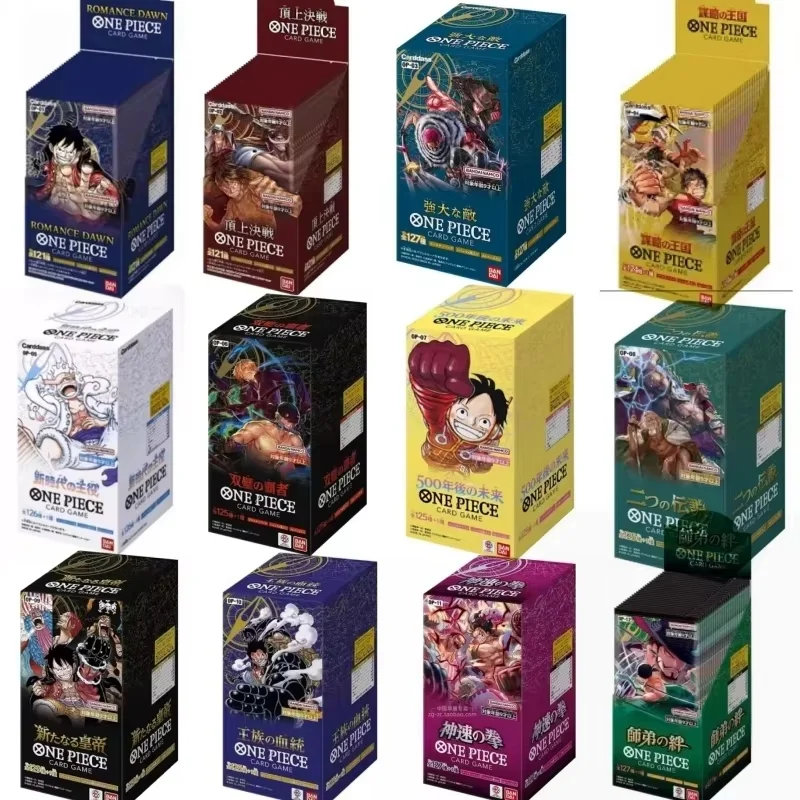 

In Stock Genuine One Piece Full Set Card Game Op01-Op14 Japanese Version Japan Anime Tcg Booster Box Collection Birthday Gift