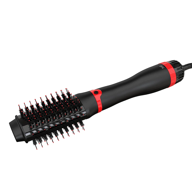 Professional One-Step Hair Dryer Straightener Brush Hot Dryer Electric Comb with Private Label for Household and Hotel Use