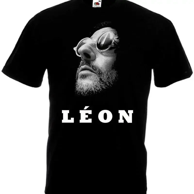 Leon The Professional v13 T shirt black movie poster all sizes S 5XL