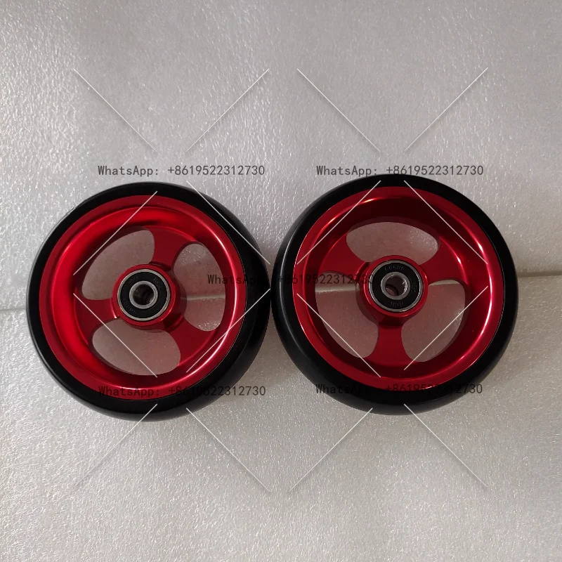 

Sports wheelchair 4 inch front small wheel aluminum alloy wheelchair accessories
