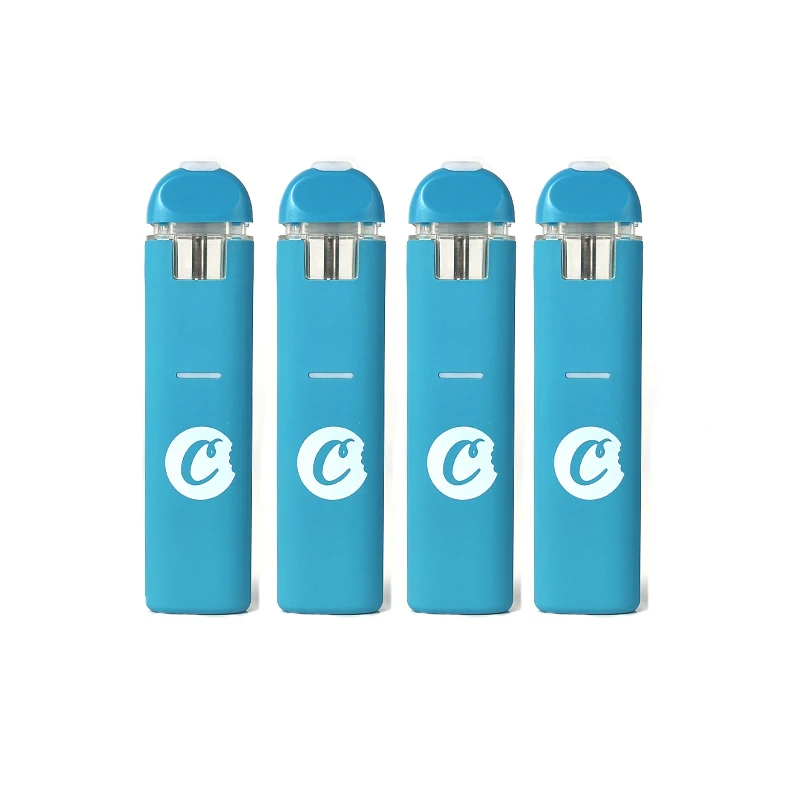 10-50 stücke blaue Kekse Vape Pen 1ml leere Patrone Pod 280mah wiederauf ladbare Batterie Vapor izer elektronische Zigaretten für Öl
