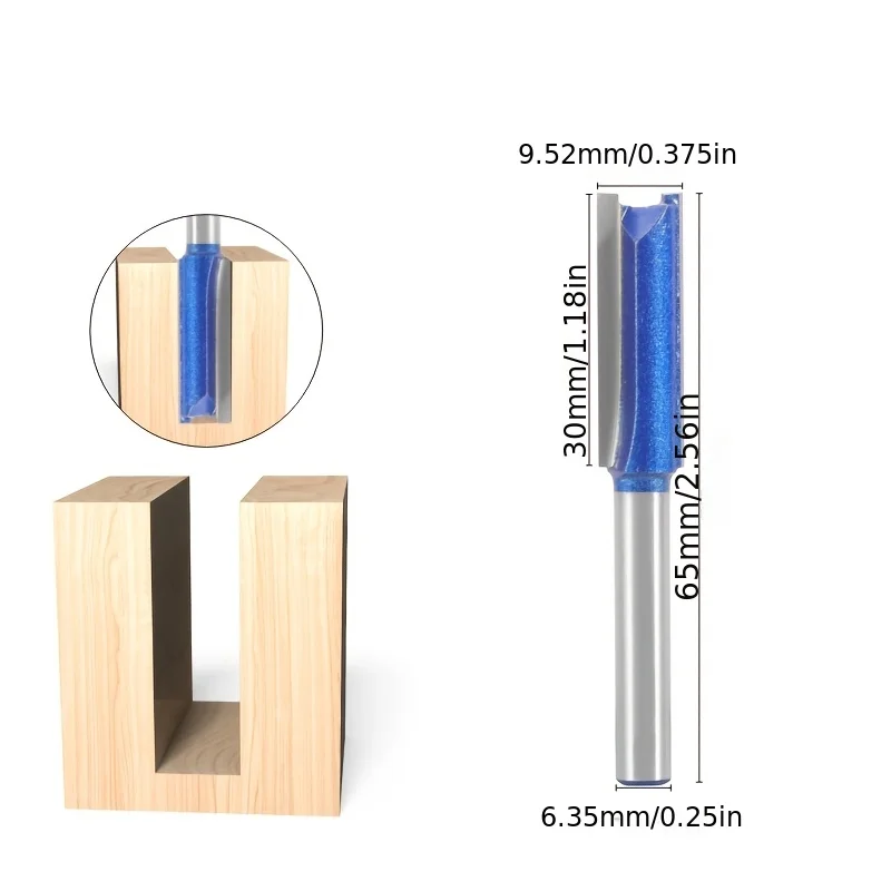‌"4 Pcs 1/4" Shank Triple-Bead Router Bits - Professional Woodworking & CNC Grooving Cutter Set"‌
