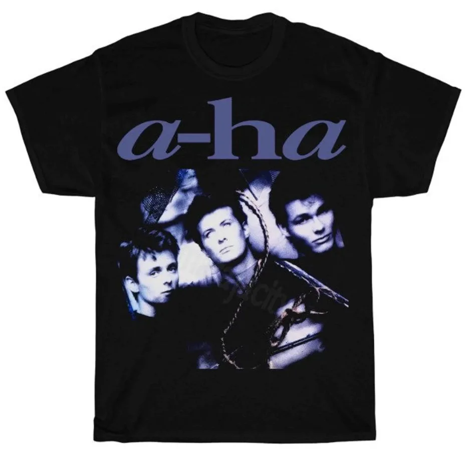 

Vintage A-ha Band Tee men T Shirt Size S M L 234XL EL352