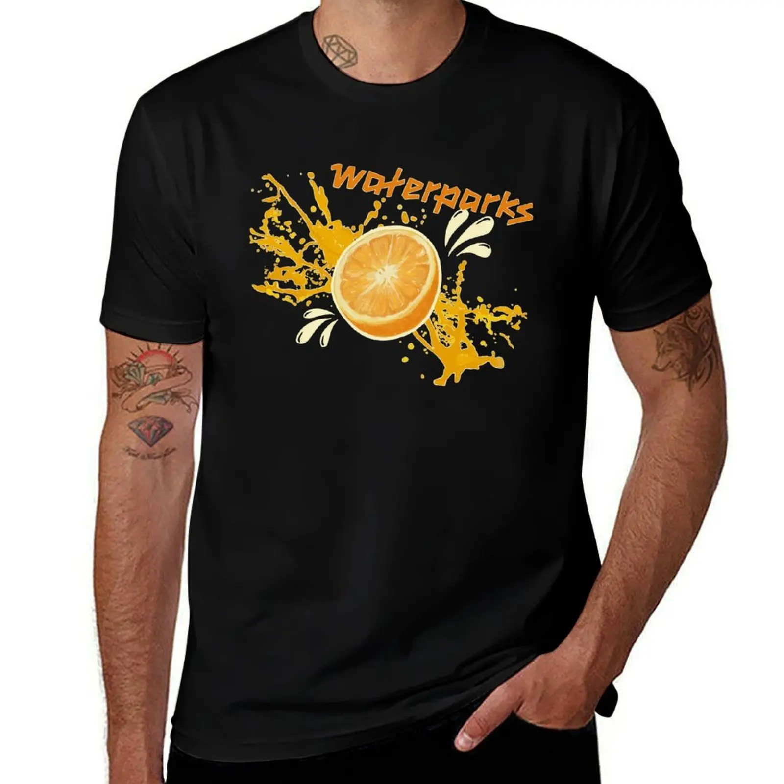 

Orange Fandom T-Shirt heavyweights luxury t-shirt anime figures oversized t shirt designer t shirt men