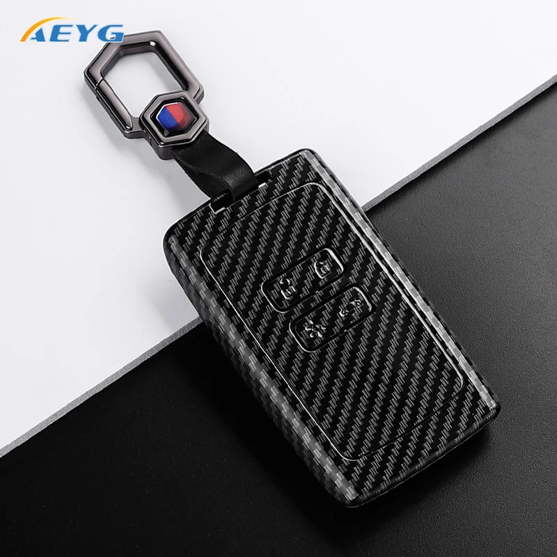 

ABS Carbon Fiber Car Key Case For Renault Koleos Kadjar Captur Megane Talisman Espace Clio Zoe Scenic 4 Arkana Dacia Sandero