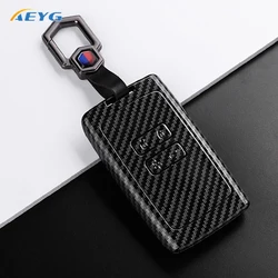 ABS Carbon Fiber Car Key Case For Renault Koleos Kadjar Captur Megane Talisman Espace Clio Zoe Scenic 4 Arkana Dacia Sandero